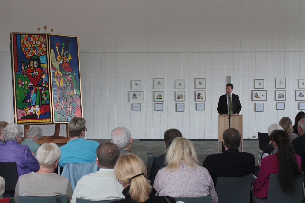 Eröffnung der Ausstellung "Martin Luther Fabeln"