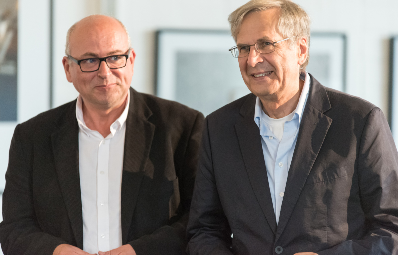 Luther Flashs. Gotthard Feromor (li.) und Jürgen Jaissle. 16.07.2017. Foto Andrea Conrad